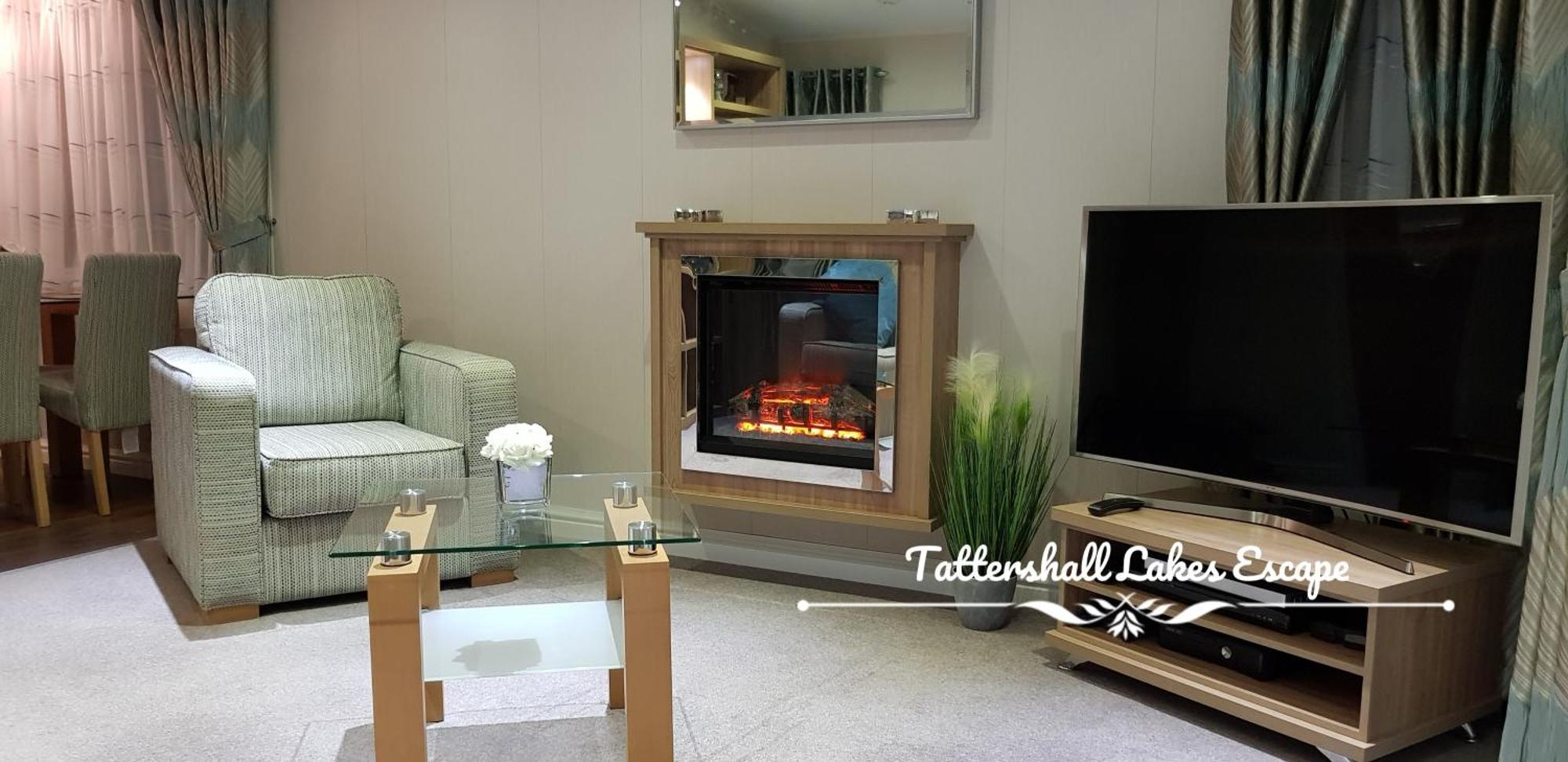 Meridian Tattershall Lakes Escape - Lakeside Lodge Caravan With A Fishing Peg Luxury Hot Tub Eksteriør billede